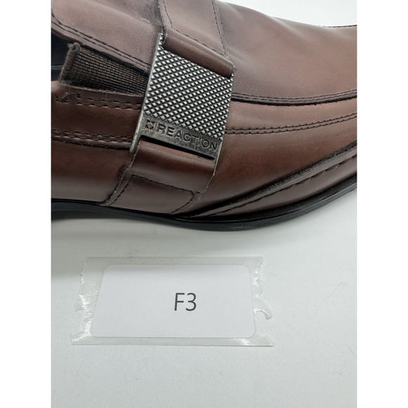 Kenneth Cole REACTION Men Shoes  Size 9.5 Brown Loafers Dress  Slip On Formal - Picture 16 of 16
